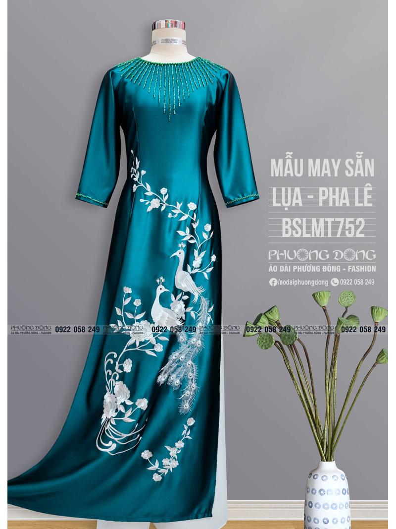 Áo Dài Bà Sui Lụa Thêu Kết Pha Lê BSLMT752